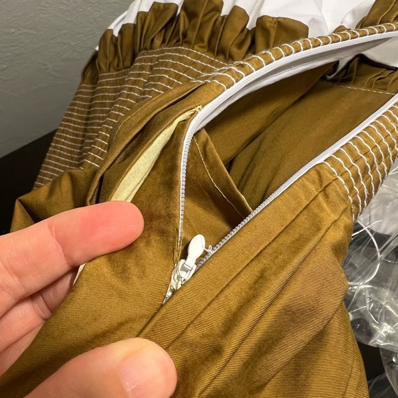 Tory Burch one-shoulder color block dress - Picture 10 of 10